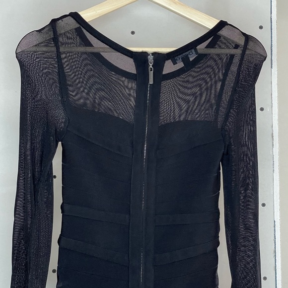 Bebe Bodycon Bandage Mini Dress - Picture 5 of 11